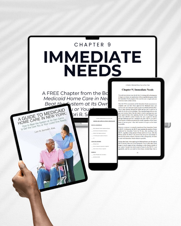 Chapter 9 Immediate Needs booklet